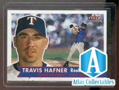 2001 Fleer Tradition #472 Travis Hafner Rangers RC Rookie Card